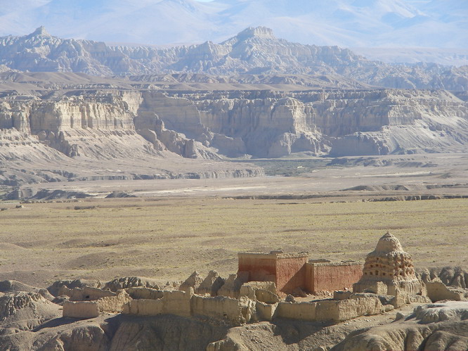 One of the smaller temples at Tsaparang. Western Tibet.